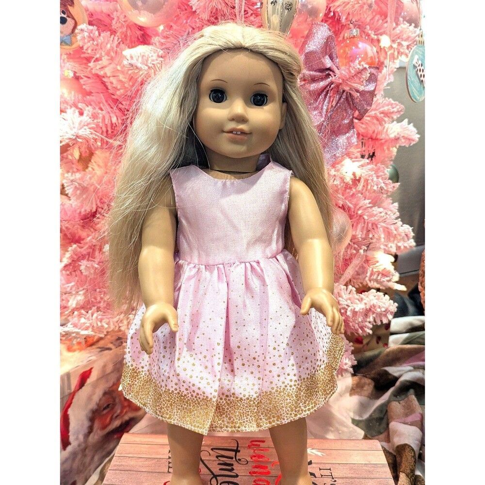 Our generation pink sparkle holiday dress